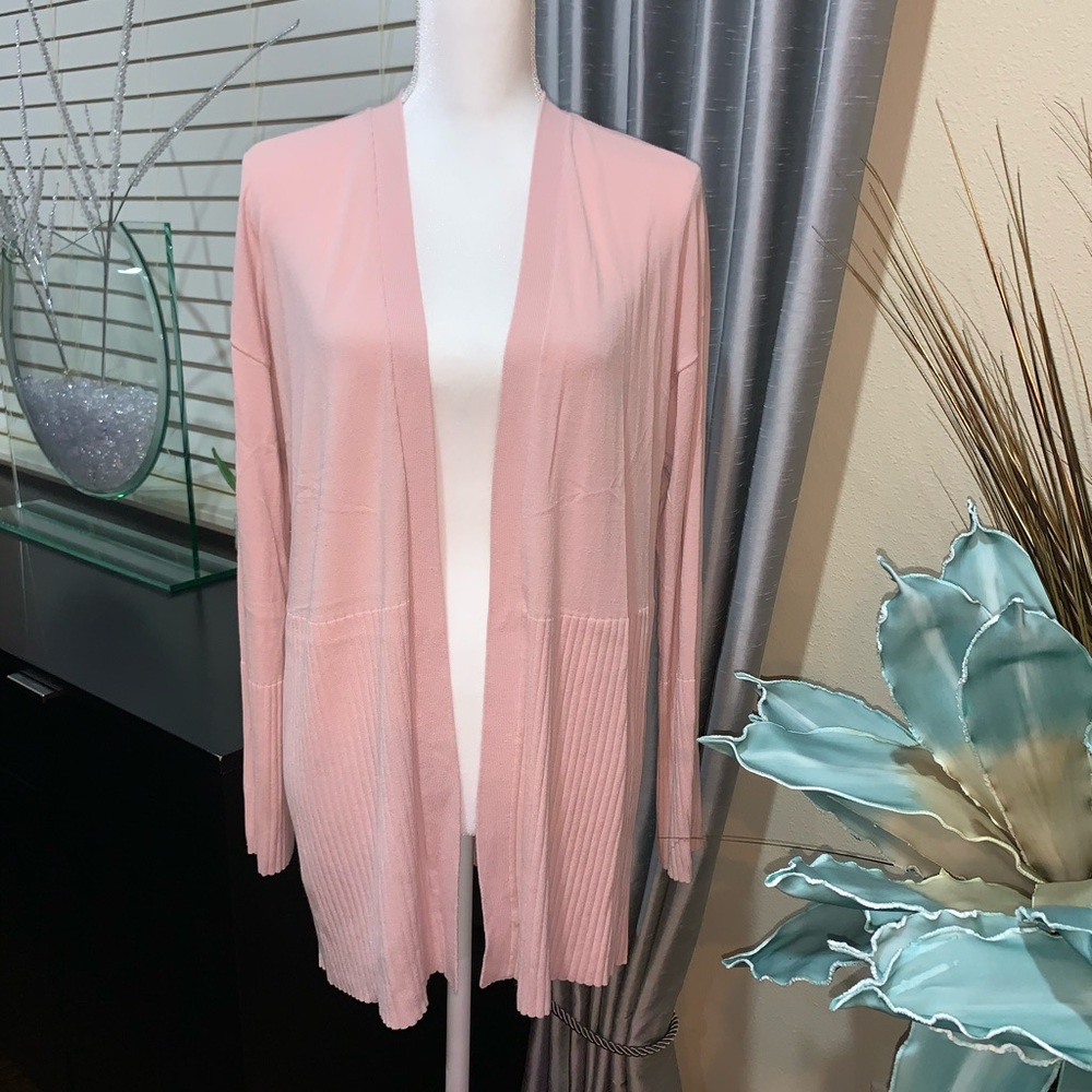Ann Taylor pink cardigan